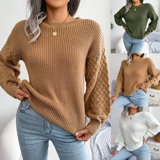 Women’s lantern sleeve knit sweater