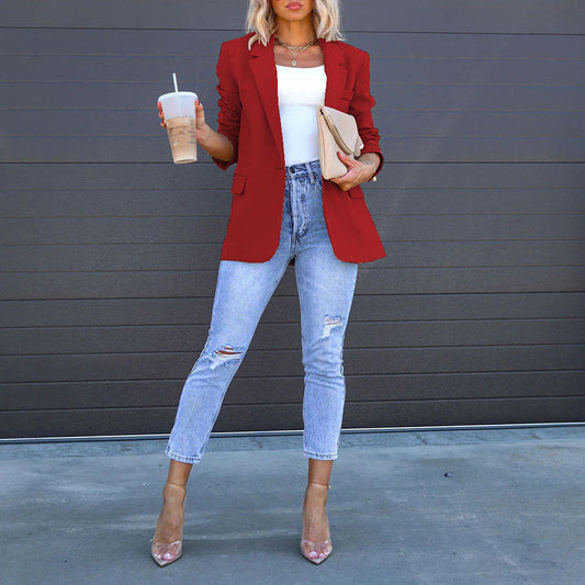 Women’s Open‑Front Casual Blazer