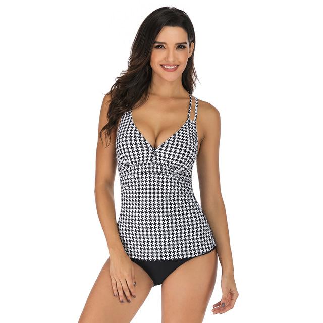 Swimsuit Women Sexy Solid Color Swimsuit Women Split Swimsuit