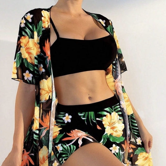 Women’s Floral Beach Set – Two-Piece Summer Outfit